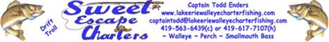 Lake Erie Walleye Charter Fishing - Sweet Escape Charters